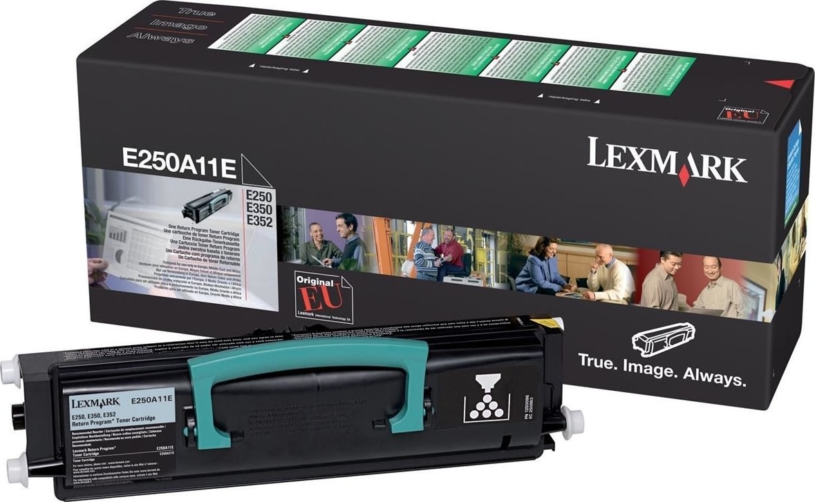 Lasertoner Lexmark E352H11E Svart 9000 sidor