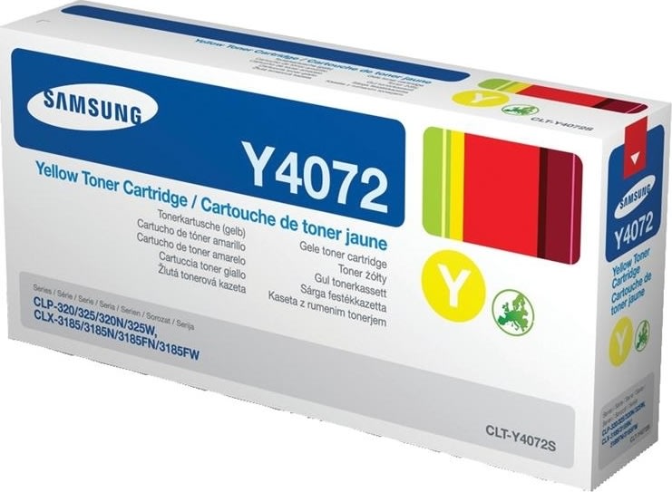 Lasertoner Samsung CLT-Y4072S Gul 1000 sidor