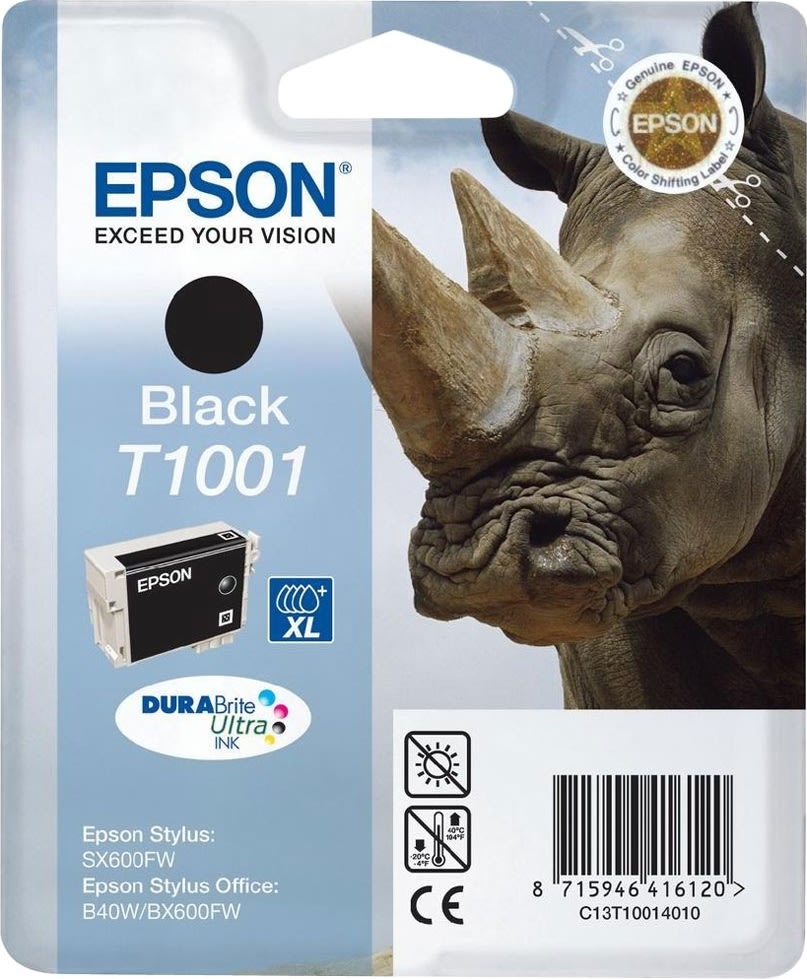 Bläckpatron Epson Nr. T1001/C13T10014010 Sv. 1000