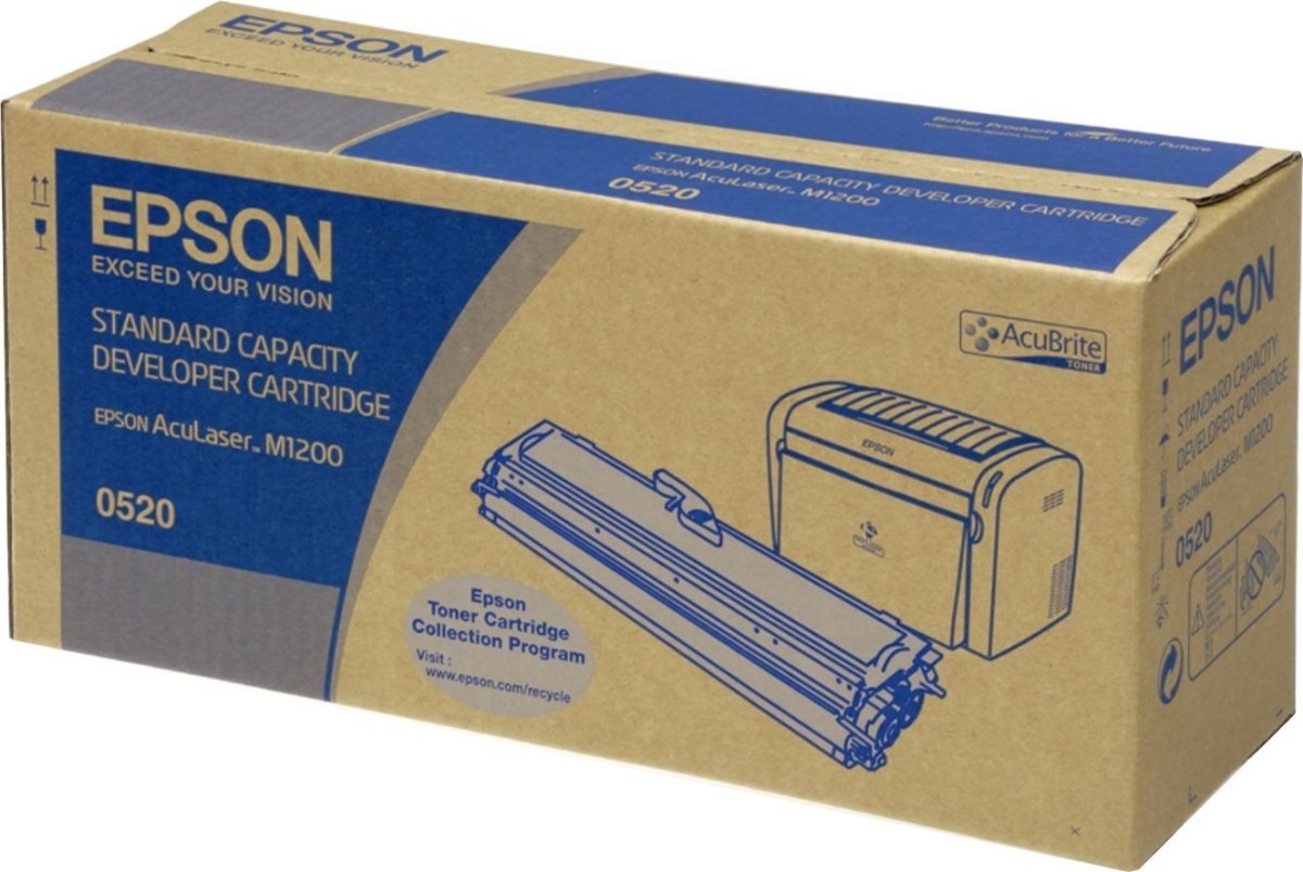 Lasertoner Epson C13S050520 Svart 1800 sidor