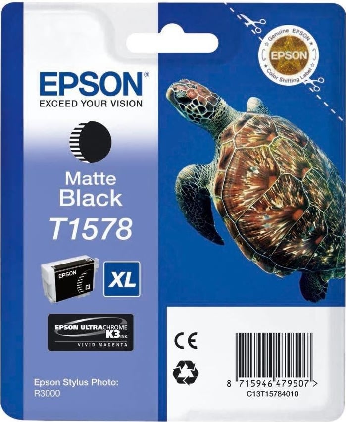 Epson nr.T1578/C13T15784010 blækpatron, mat sort, 