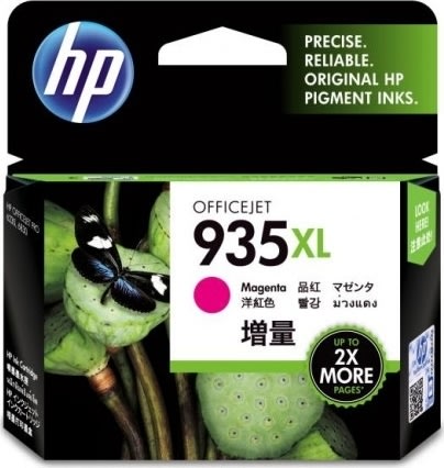 Bläckpatron HP 935XL/C2P25AE Röd 825 sidor
