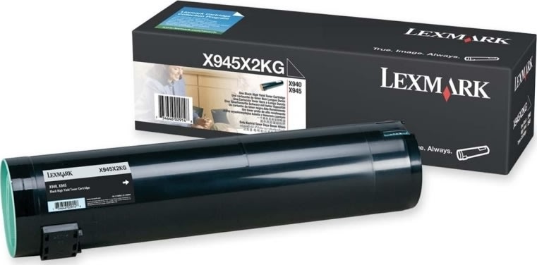 Toner Lexmark X945X2KG Svart 36 000 sidor