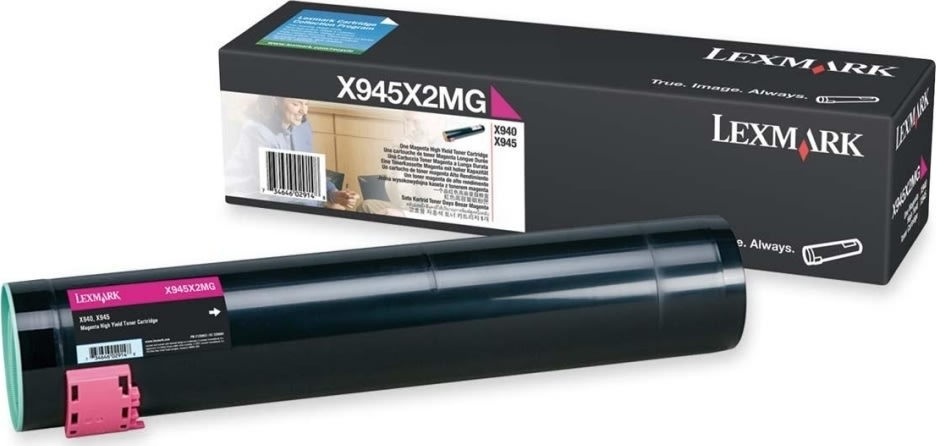 Lasertoner Lexmark X945X2MG Magenta 22 000 sidor