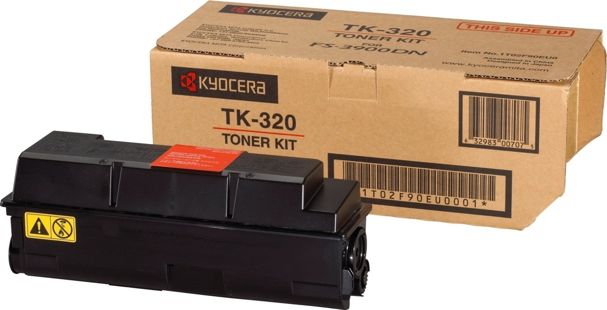 Lasertoner Kyocera TK320 Svart 15 000 sidor