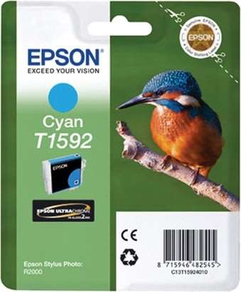 Epson T1592 bläckpatron, cyan, 17 ml