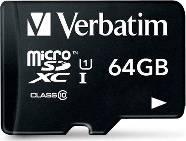 Verbatim 64 GB microSDHC class 10 med adapter