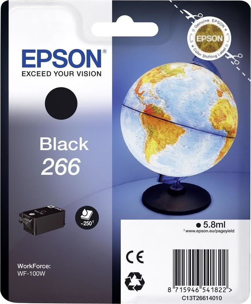 Epson T266140  blækpatron, sort
