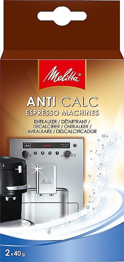 Melitta Espresso avkalkare, 2 st á 40 g