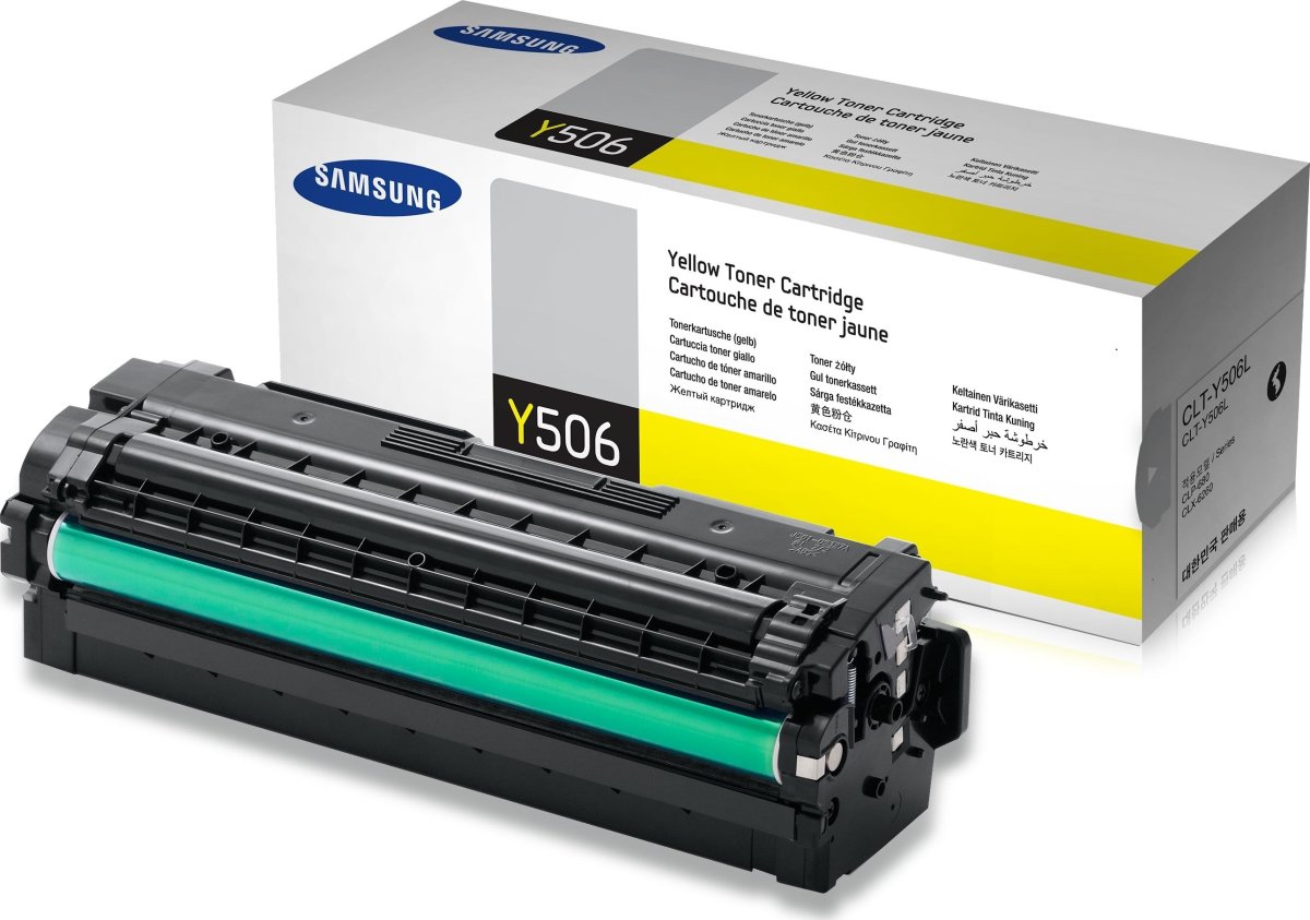 Lasertoner Samsung CLT-Y506L Gul 3500 sidor