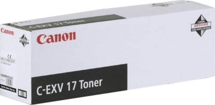 Canon C-EXV 17 lasertoner, sort, 26000s