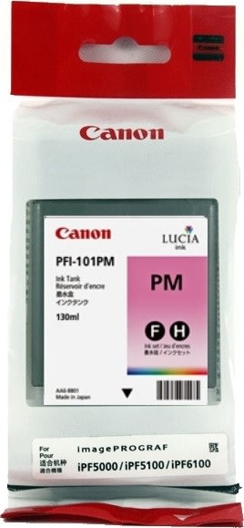 Canon PFI-101PM blækpatron, fotorød, 130ml