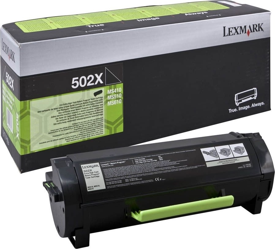 Lasertoner Lexmark 50F2X00 Svart 10 000 sidor