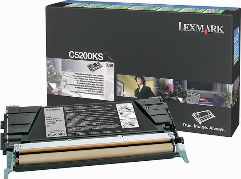 Lasertoner Lexmark C5200KS Svart 1500 sidor