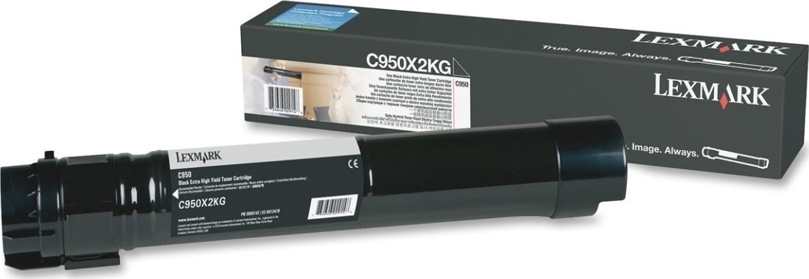 Lexmark C950X2KG lasertoner, sort, 38000s