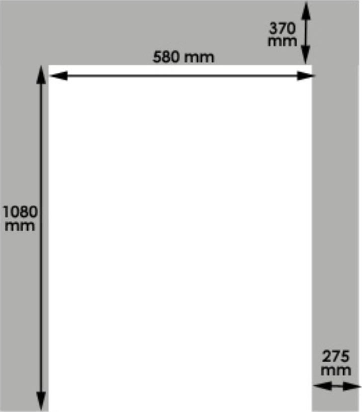 U-profil lyftbord, 1000 kg