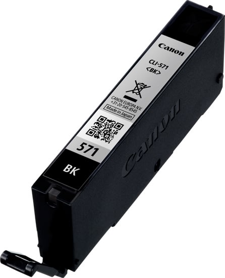 Bläckpatron Canon CLI-571BK Svart 7 ml