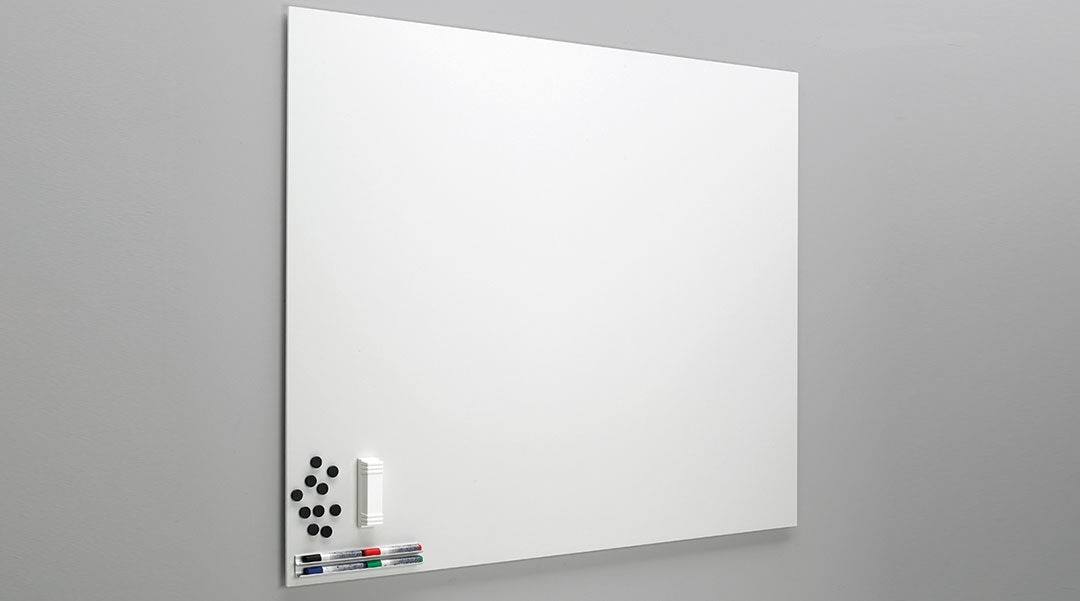 Vanerum Diamant whiteboard 118x150, hvid