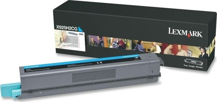 Lasertoner Lexmark C925H2CG Cyan 7500 sidor