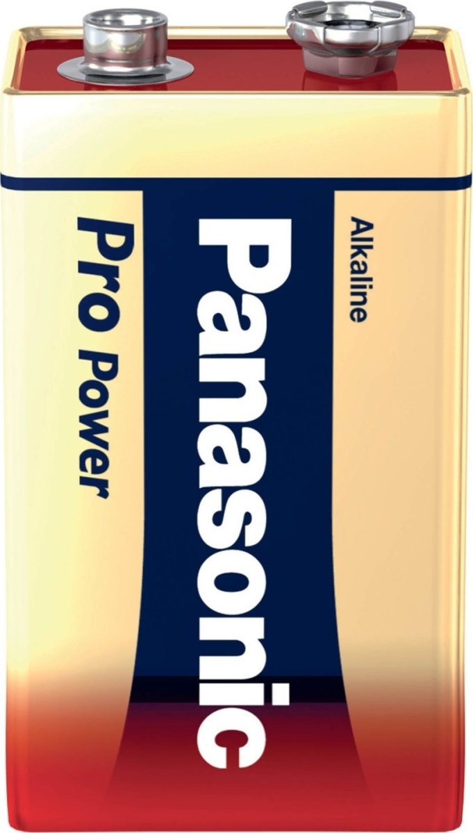 Panasonic strl. 9V Pro Power Gold batteri, 1 st