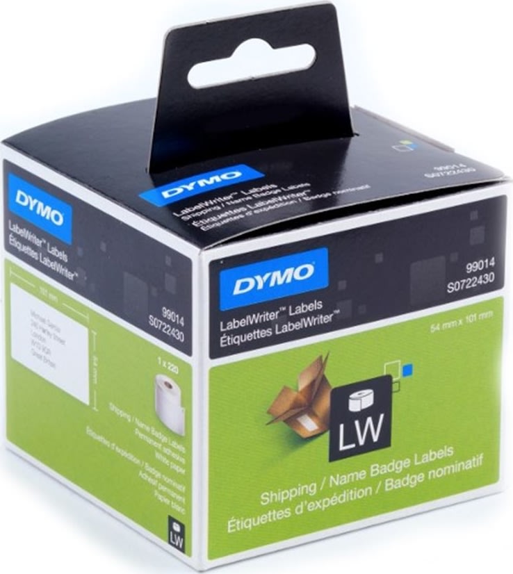 Dymo LW fraktetikett, 54x101 mm
