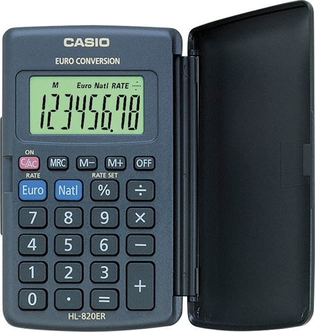 Casio HL 820 miniräknare