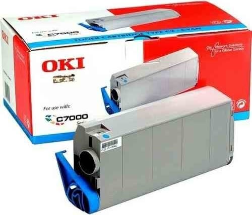 Lasertoner OKI 41963007 Blå 10 000 sidor
