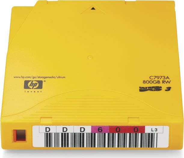 HP Ultrium LTO3 cartridge (400 GB/800 GB)