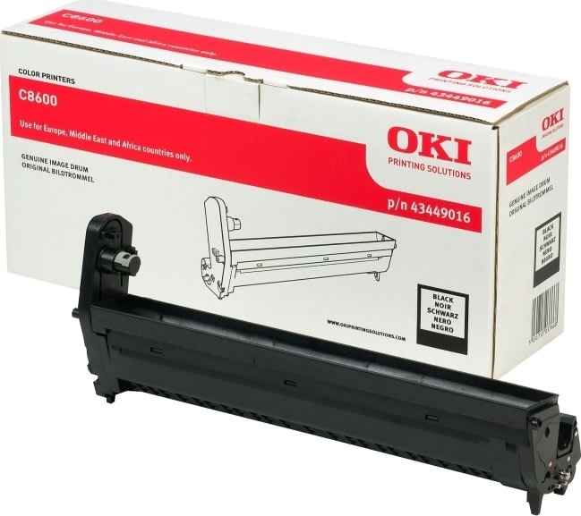 OKI 43449016 lasertoner, svart, 20000s