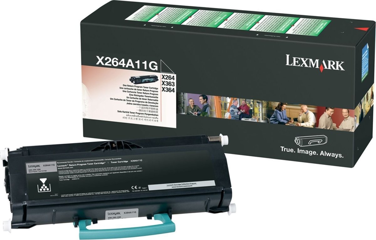 Lexmark 0X264A11G lasertoner, svart, 3500s