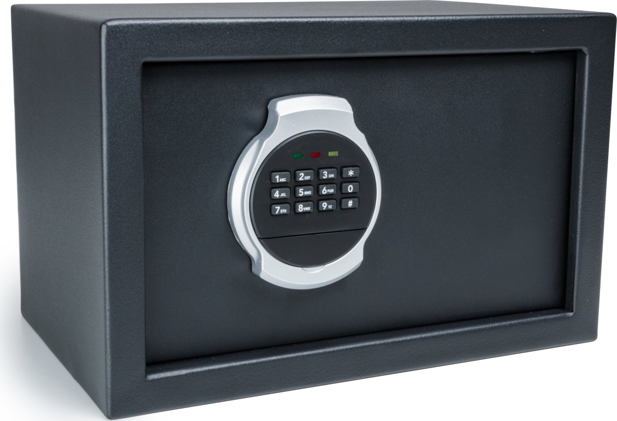 Lock kassaskåp 8 liter, Kodlås, 200x310x200 mm
