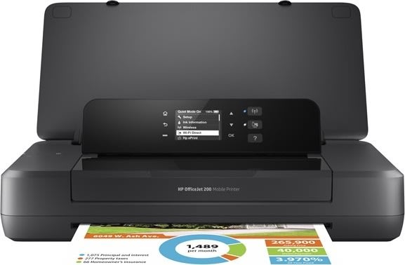 HP Officejet 200 Mobil Inkjet A4 skrivare