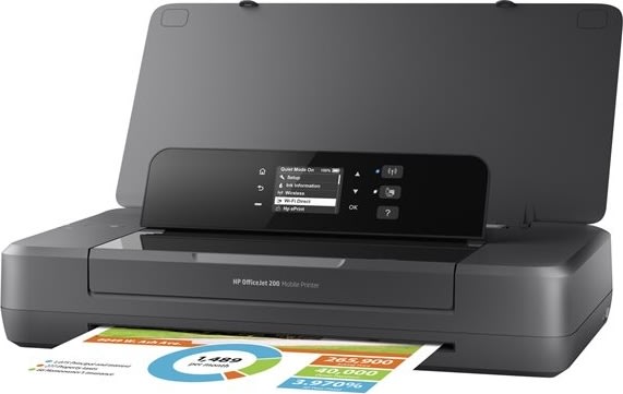 HP Officejet 200 Mobil Inkjet A4 skrivare