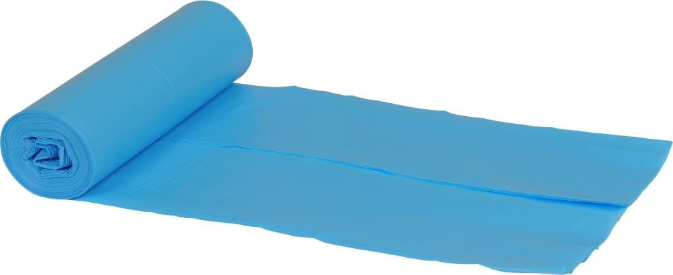 Sopsäck 60 liter, återvunnen plast, blå