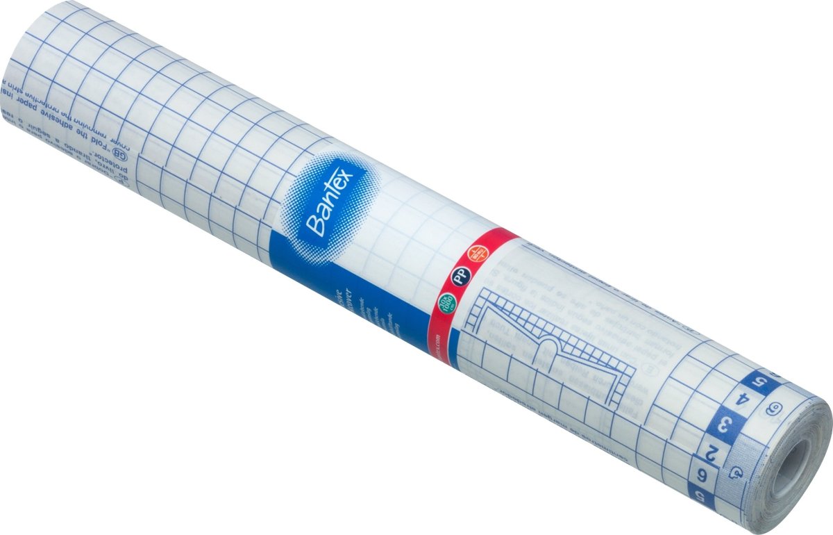 Bantex självhäftande bokplast, 30 cm x 10 m