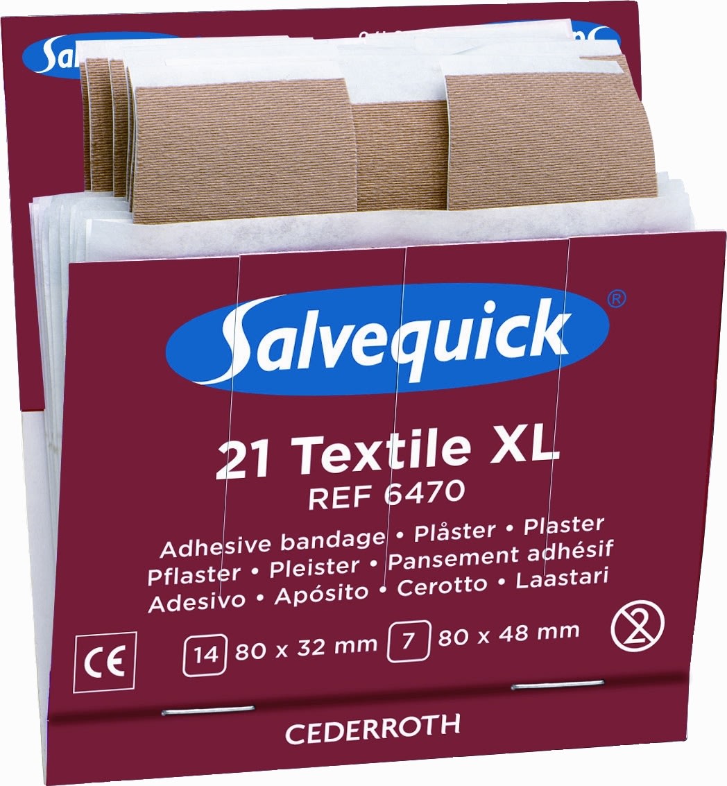 Salvequick Plåster XL, textil