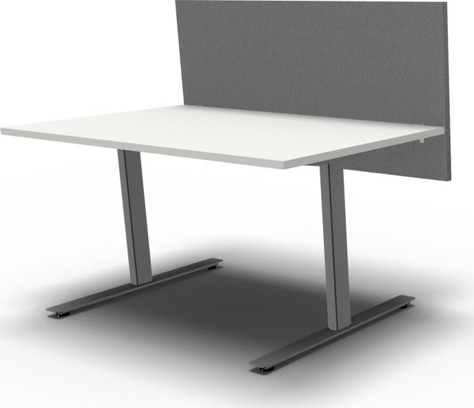 Easy bordskærmvæg H65xB140 cm grå