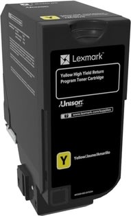 Lasertoner Lexmark 74C2HY0 Gul 12 000 sidor