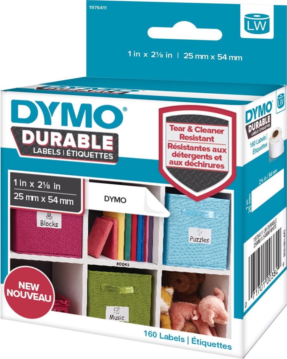 Dymo LabelWriter Durable etiketter storlek 25x54 m