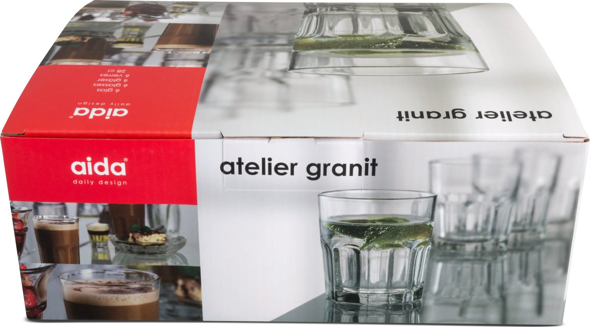 Dricksglas Aida Atelier Granit 28 cl