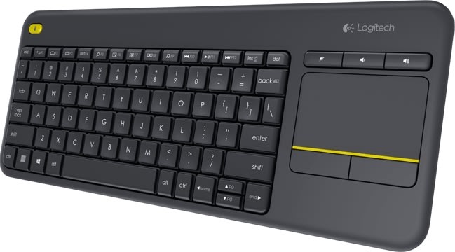 Logitech K400 Plus trådlöst tangentbord, svart