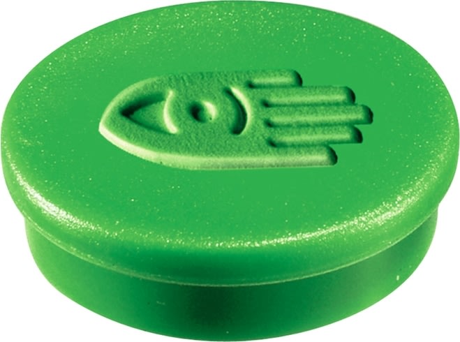 Legamaster supermagneter, 35 mm, grøn, 10 stk