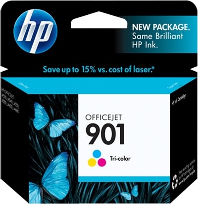 HP nr.901/CC656AE blækpatron, 3-farvet, 360s
