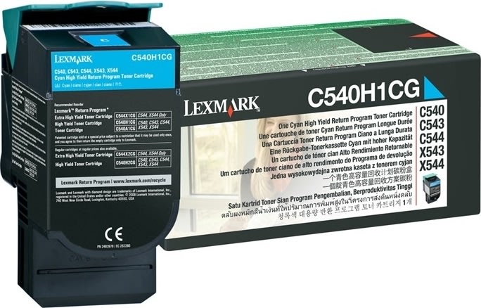 Lasertoner Lexmark C540A1CG Blå 1000 sidor