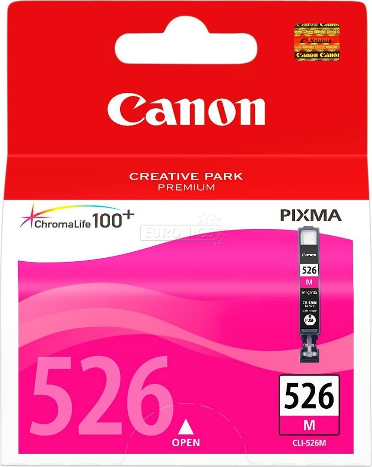 Canon CLI-526M blækpatron, Rød, 500s