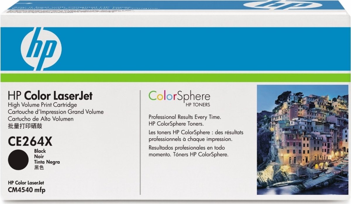 HP 646A/CE264X lasertoner, svart, 17 000 s