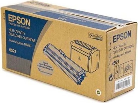 Epson C13S050521 lasertoner, sort, 3200s
