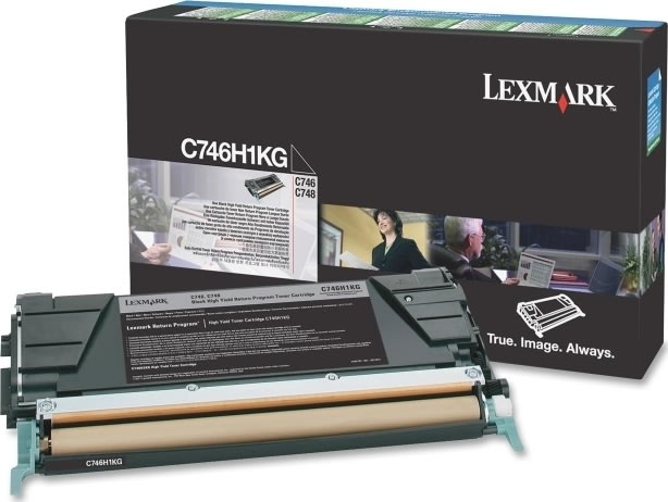 Lasertoner Lexmark X746H1KG Svart 12 000 sidor
