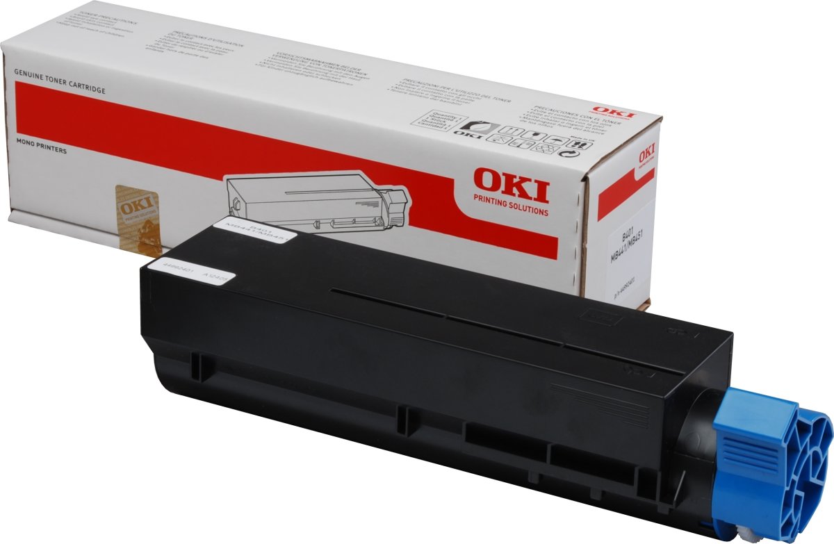 OKI 45807111 lasertoner, sort, 12000s