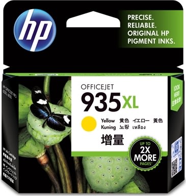 Bläckpatron HP 935XL/C2P26AE Gul 825 sidor